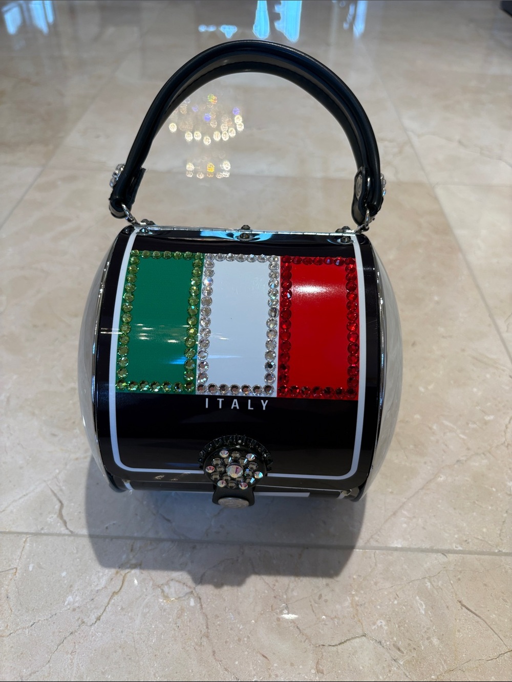 VERY RARE Little Earth Swarovski Dome Handbag